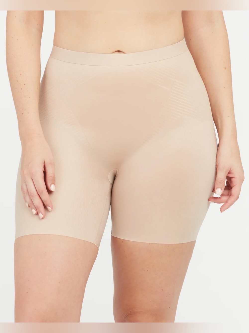 SPANX Nude/Tan Seamless Shaping Shorts PR21-226